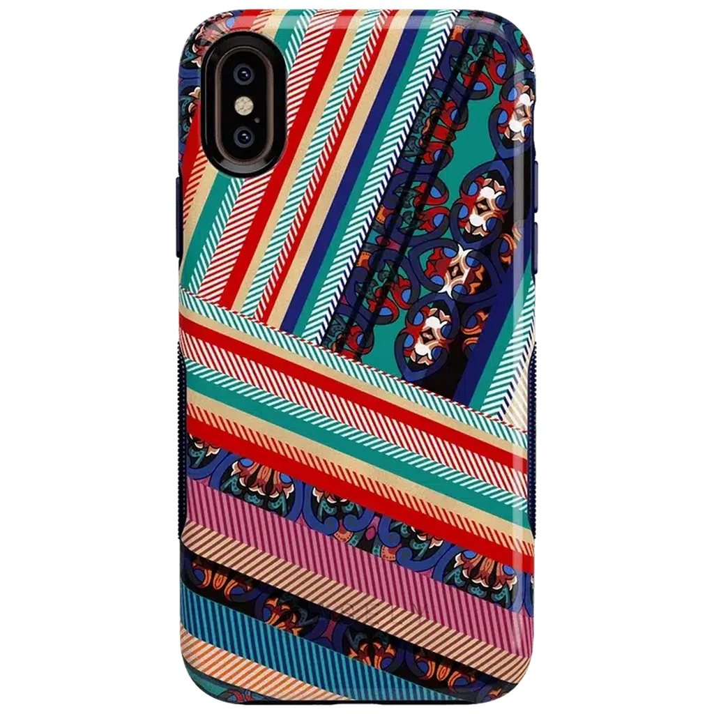 Wearing Layers | Layered Patchwork iPhone Case