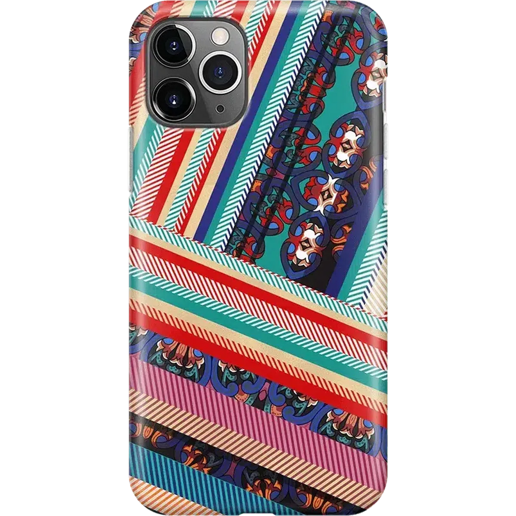Wearing Layers | Layered Patchwork iPhone Case