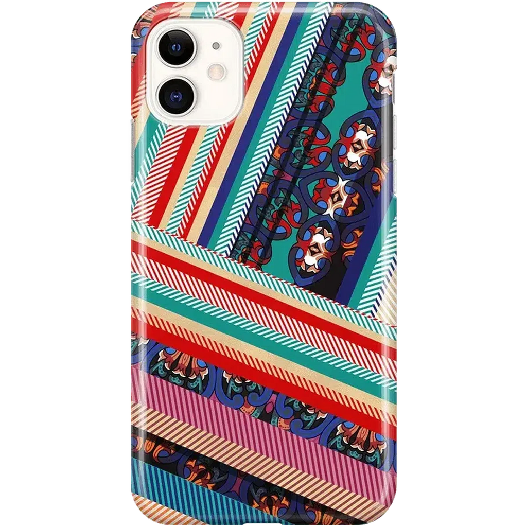 Wearing Layers | Layered Patchwork iPhone Case