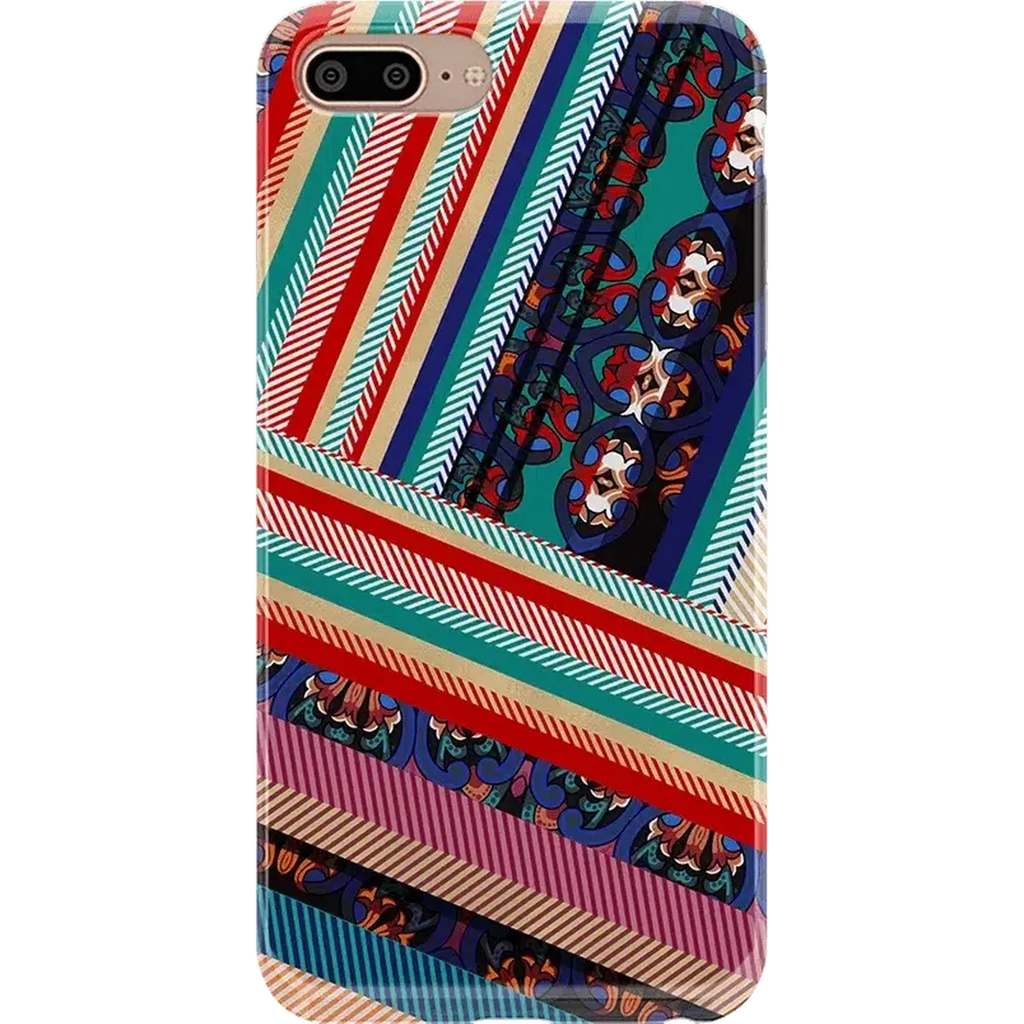 Wearing Layers | Layered Patchwork iPhone Case