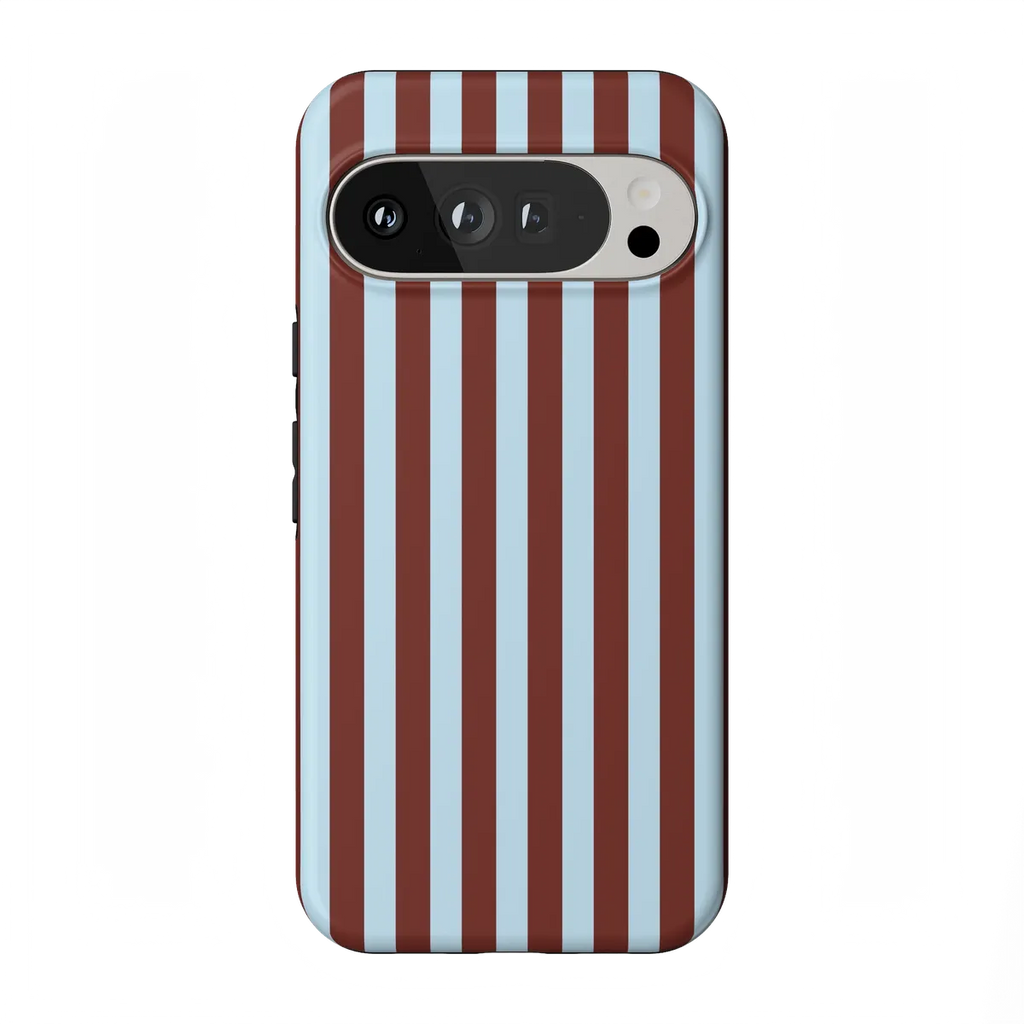 Sunday in Brooklyn | Blue Stripes Case