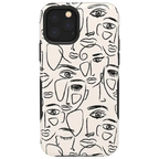 We're All Human | Minimal Face Art Case