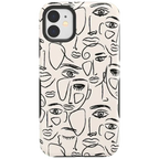 We're All Human | Minimal Face Art Case
