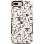We're All Human | Minimal Face Art Case
