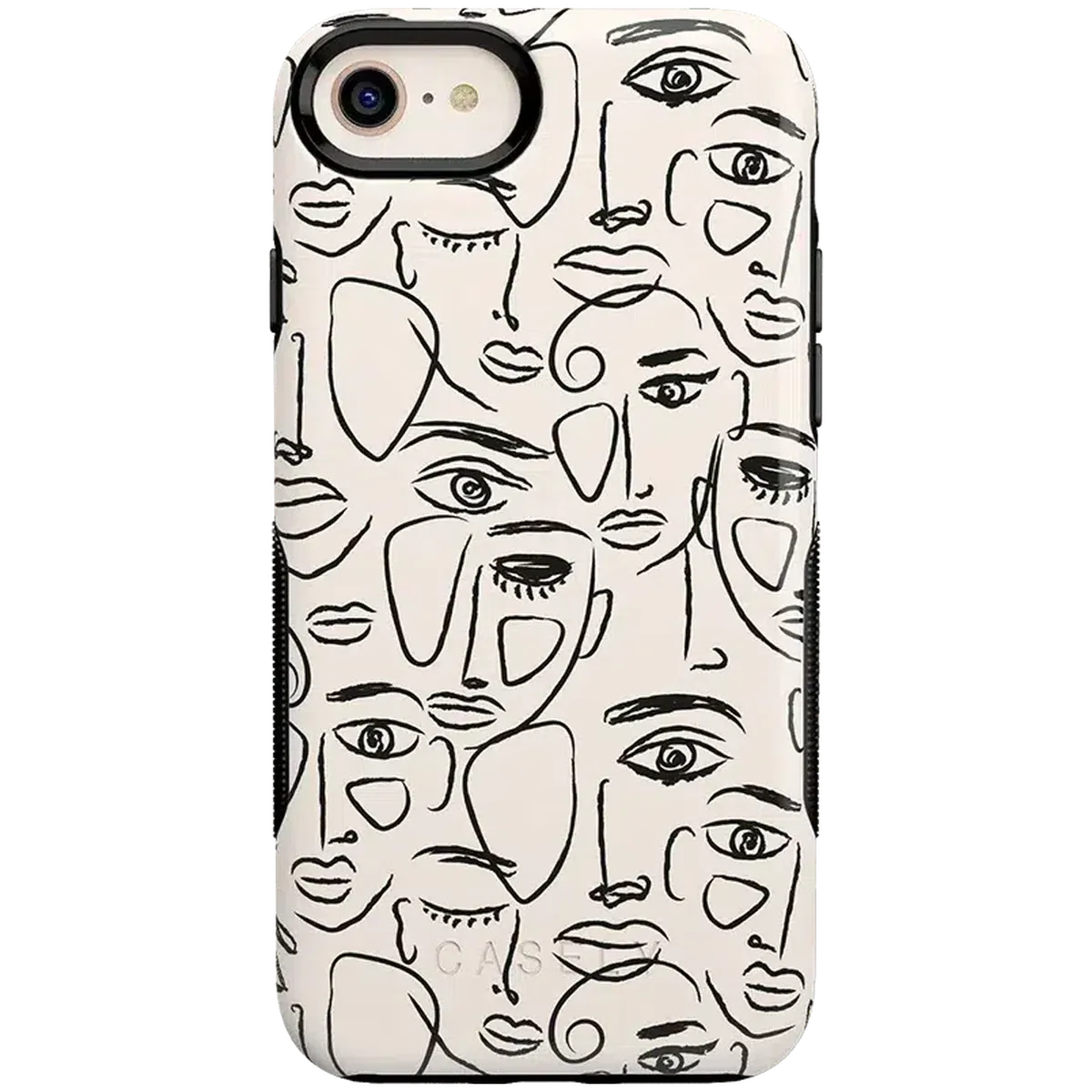 We're All Human | Minimal Face Art Case