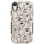 We're All Human | Minimal Face Art Case