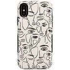 We're All Human | Minimal Face Art Case