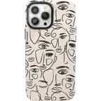 We're All Human | Minimal Face Art Case