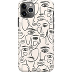 We're All Human | Minimal Face Art Case