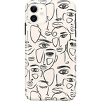 We're All Human | Minimal Face Art Case