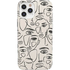 We're All Human | Minimal Face Art Case
