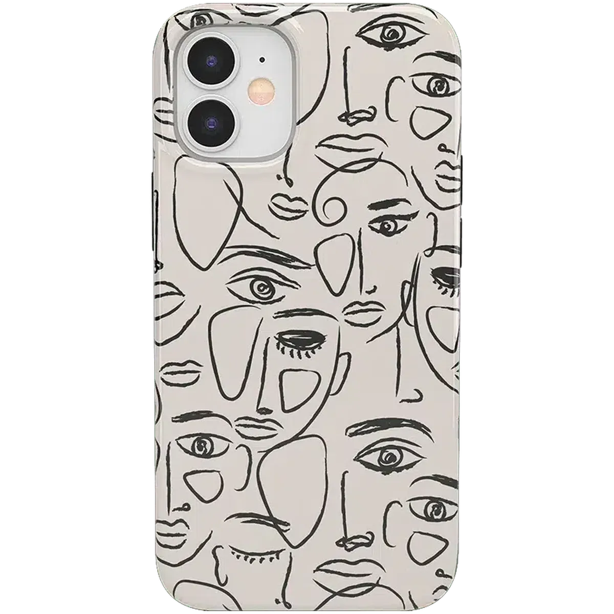 We're All Human | Minimal Face Art Case