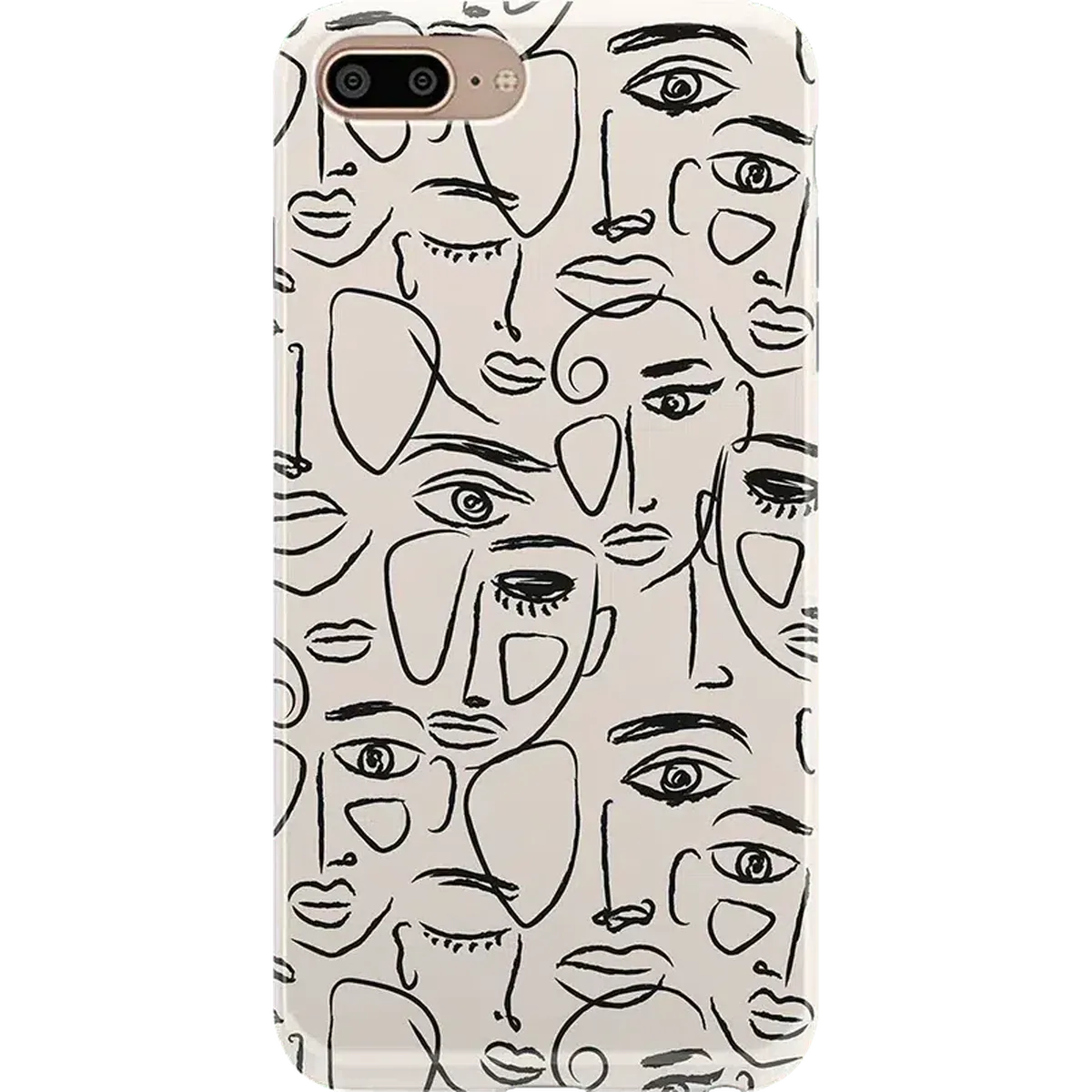 We're All Human | Minimal Face Art Case