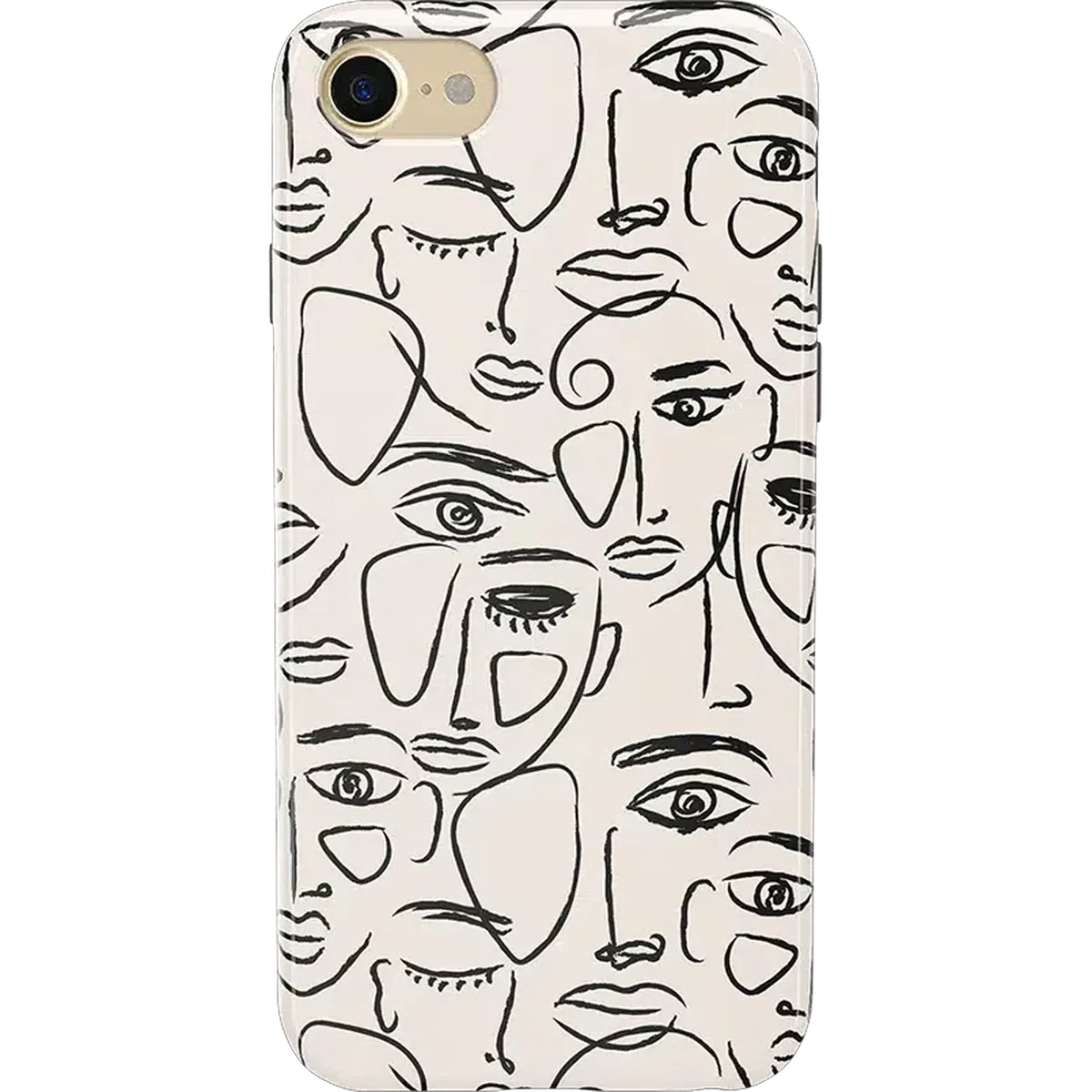 We're All Human | Minimal Face Art Case