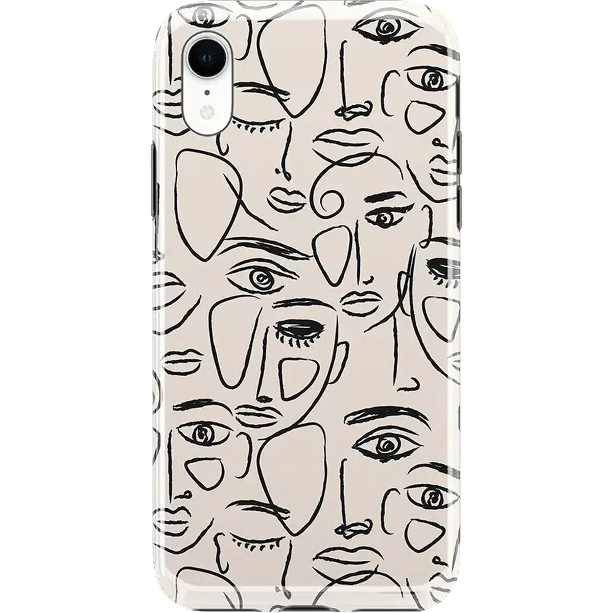 We're All Human | Minimal Face Art Case