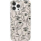 We're All Human | Minimal Face Art Case