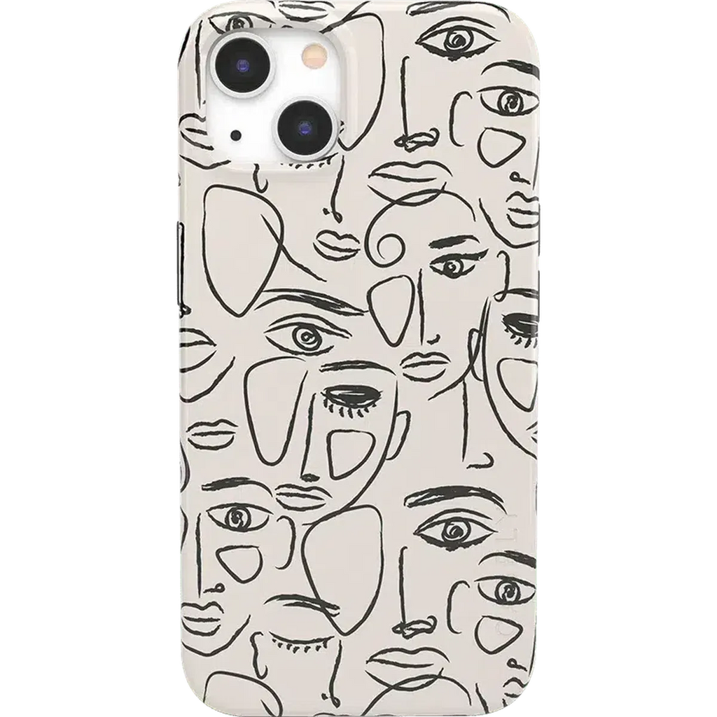 We're All Human | Minimal Face Art Case