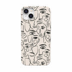 We're All Human | Minimal Face Art Case