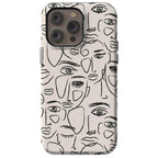 We're All Human | Minimal Face Art Case