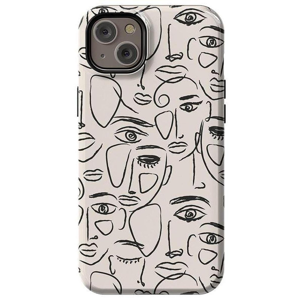 We're All Human | Minimal Face Art Case