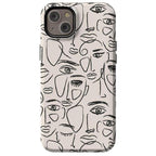We're All Human | Minimal Face Art Case