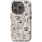 We're All Human | Minimal Face Art Case