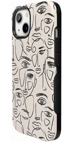 We're All Human | Minimal Face Art Case