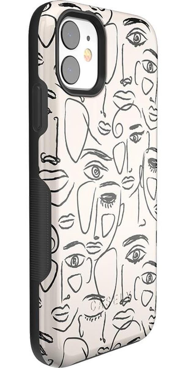 We're All Human | Minimal Face Art Case