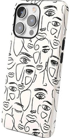 We're All Human | Minimal Face Art Case