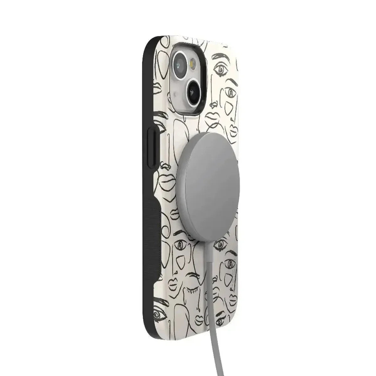 We're All Human | Minimal Face Art Case
