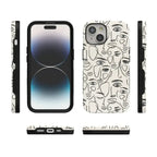 We're All Human | Minimal Face Art Case