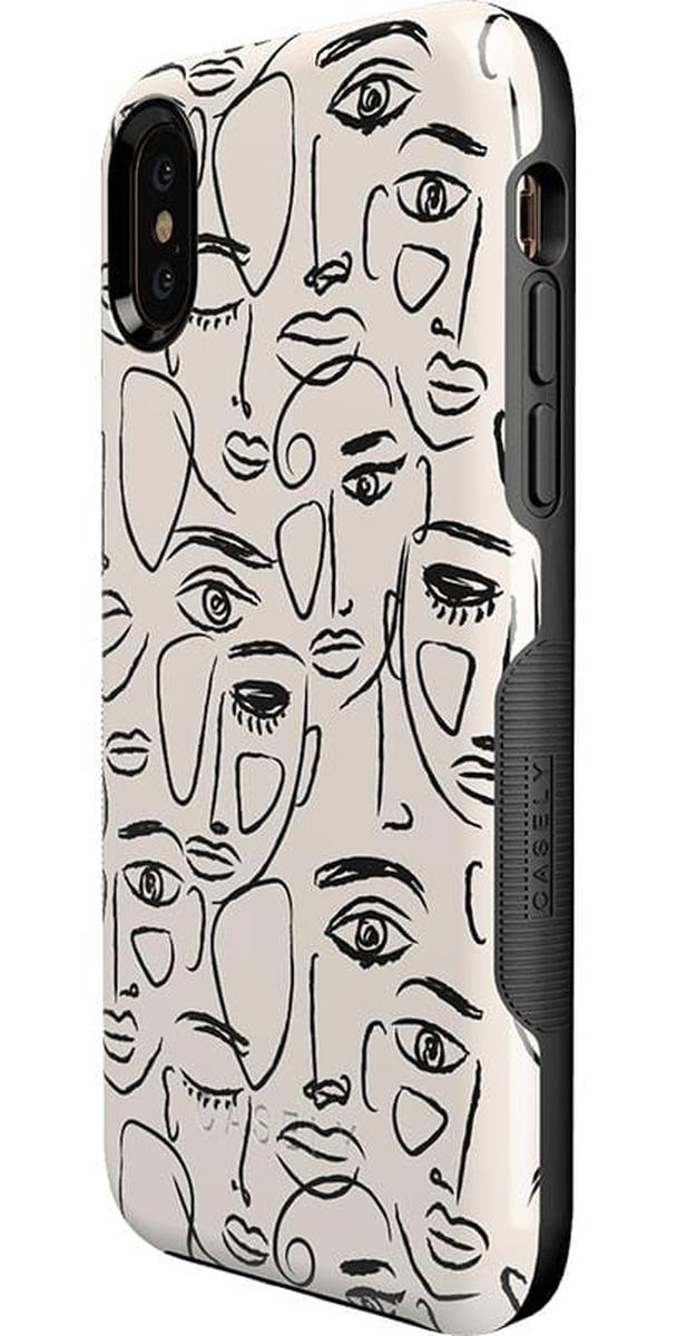 We're All Human | Minimal Face Art Case