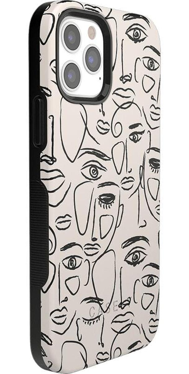 We're All Human | Minimal Face Art Case