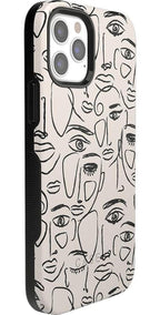 We're All Human | Minimal Face Art Case