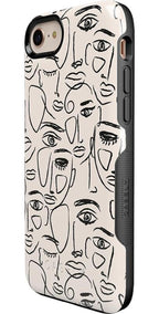 We're All Human | Minimal Face Art Case