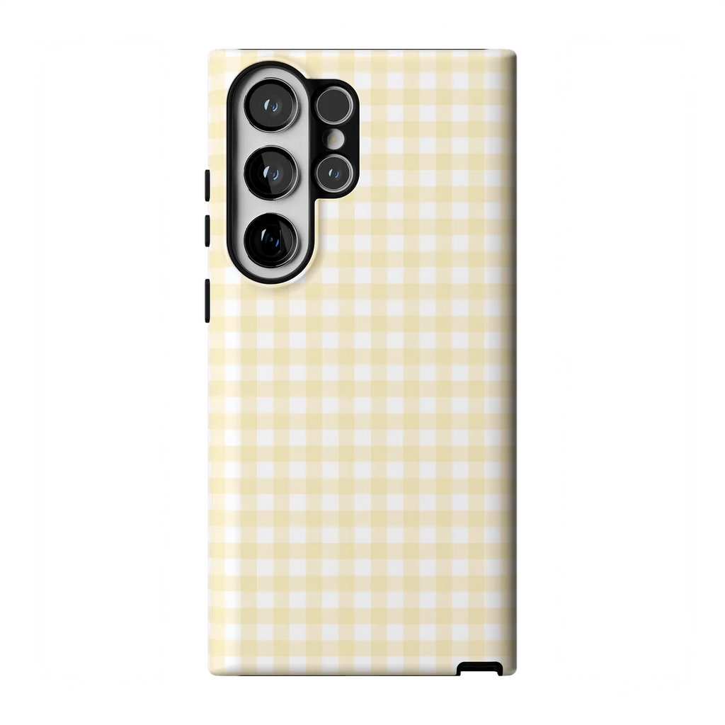 Pastel Picnic | Yellow Gingham Case