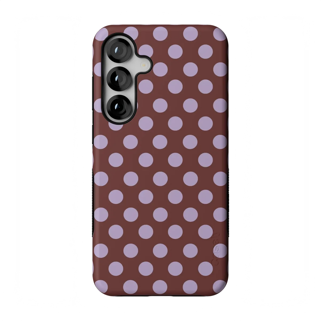 Spotted in SoHo | Burgundy Polka Dot Case