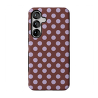 Spotted in SoHo | Burgundy Polka Dot Case