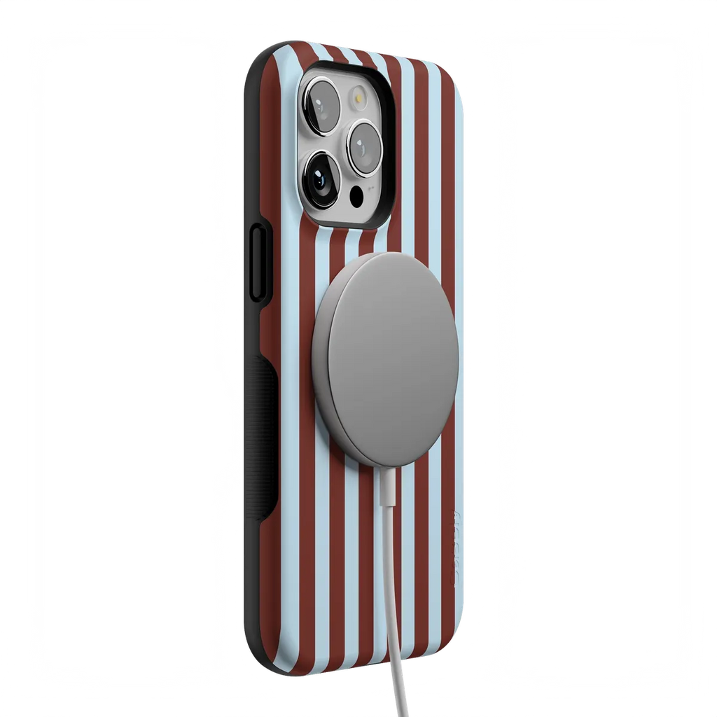 Sunday in Brooklyn | Blue Stripes Case