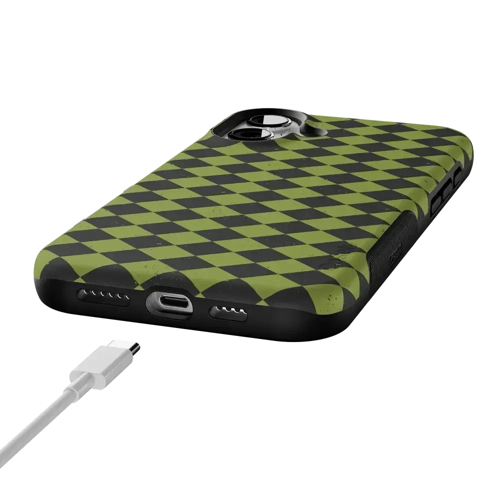 Wicked Hex | Green Checkered Case