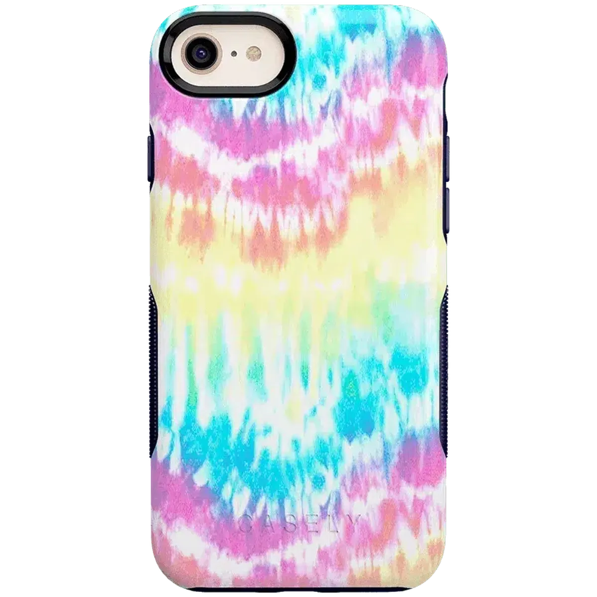 Wild & Free | Classic Rainbow Tie Dye iPhone Case
