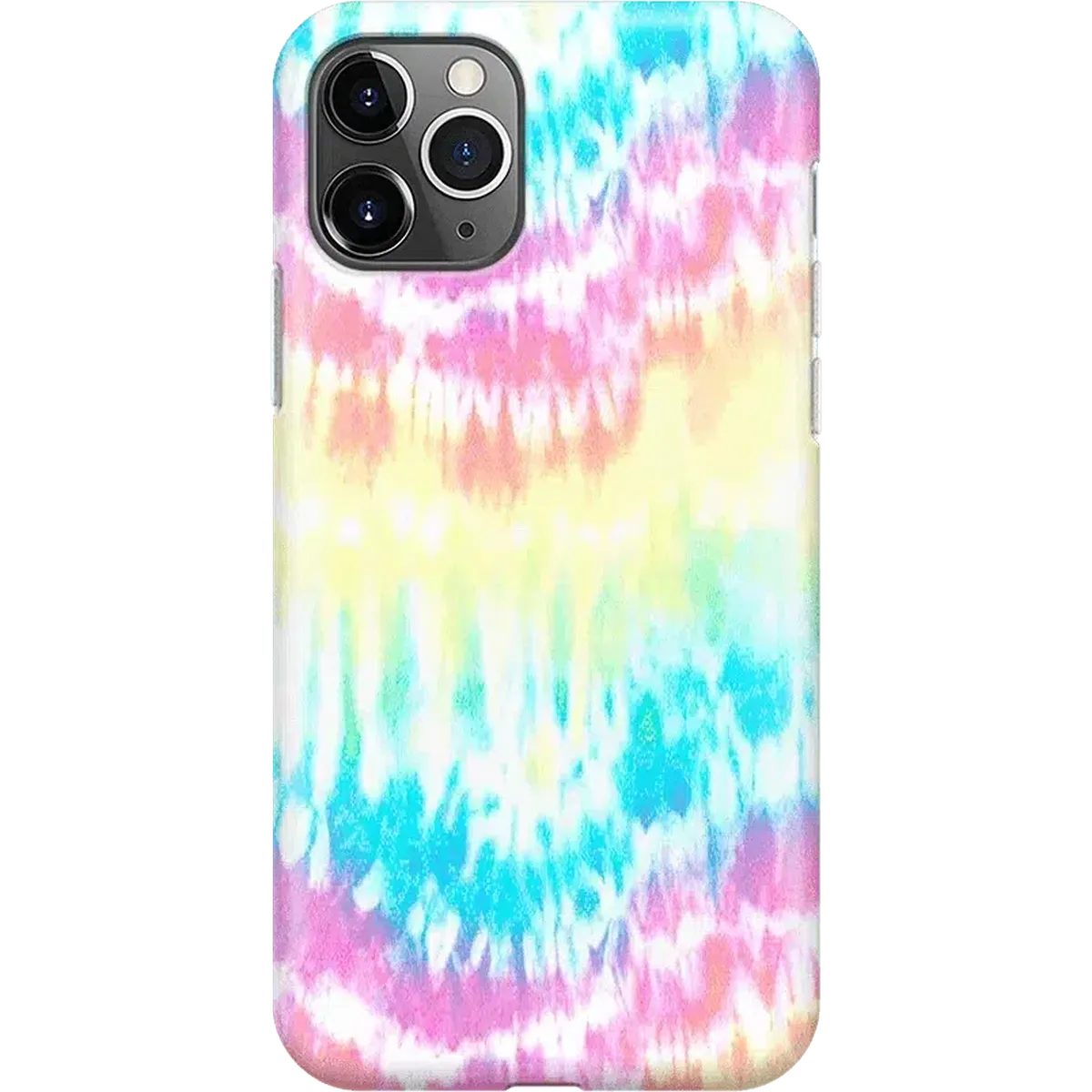 Wild & Free | Classic Rainbow Tie Dye iPhone Case