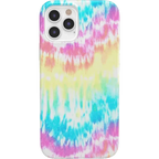 Wild & Free | Classic Rainbow Tie Dye iPhone Case