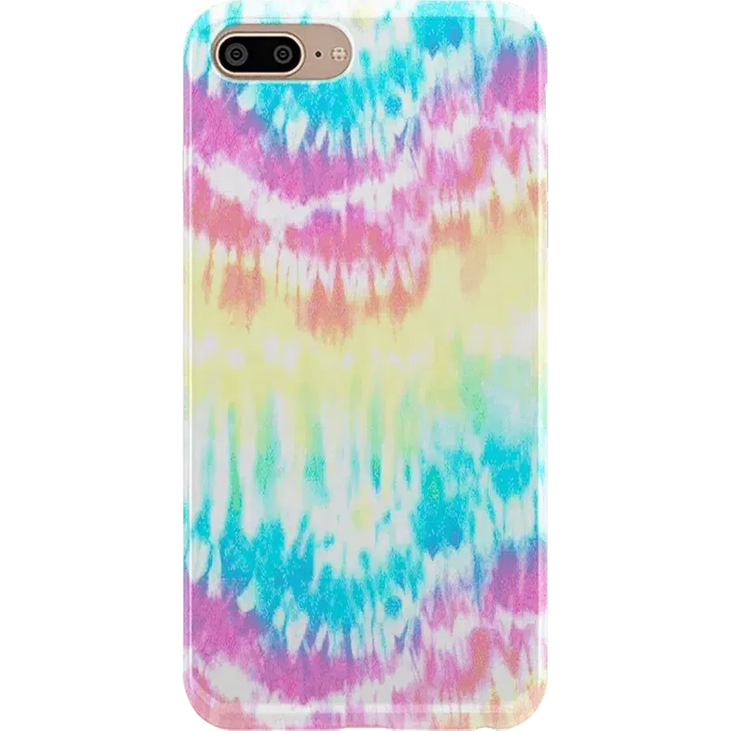 Wild & Free | Classic Rainbow Tie Dye iPhone Case
