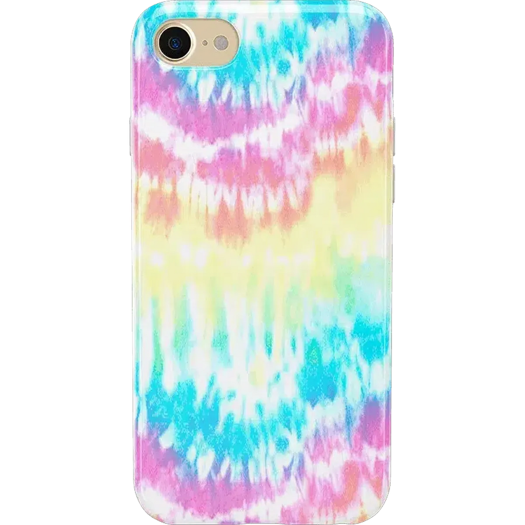 Wild & Free | Classic Rainbow Tie Dye iPhone Case