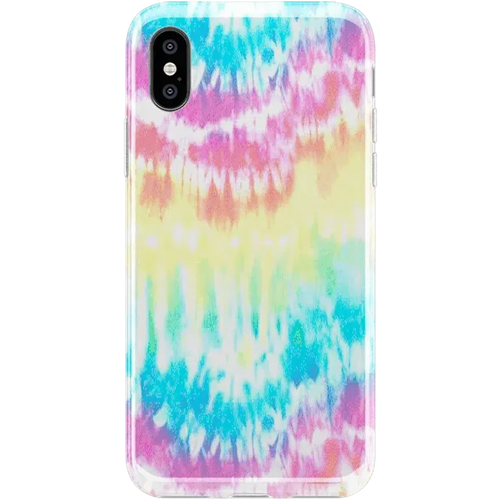 Wild & Free | Classic Rainbow Tie Dye iPhone Case