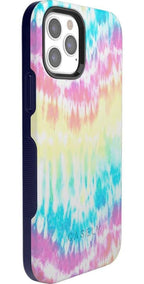 Wild & Free | Classic Rainbow Tie Dye iPhone Case