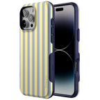 Coastline Stripes | Blue & Yellow Case