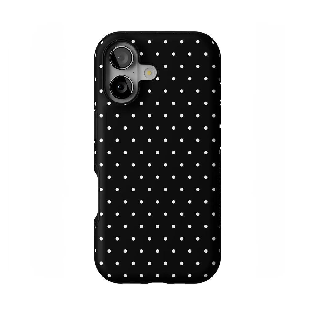 On the Dot | White Polka Dot Case