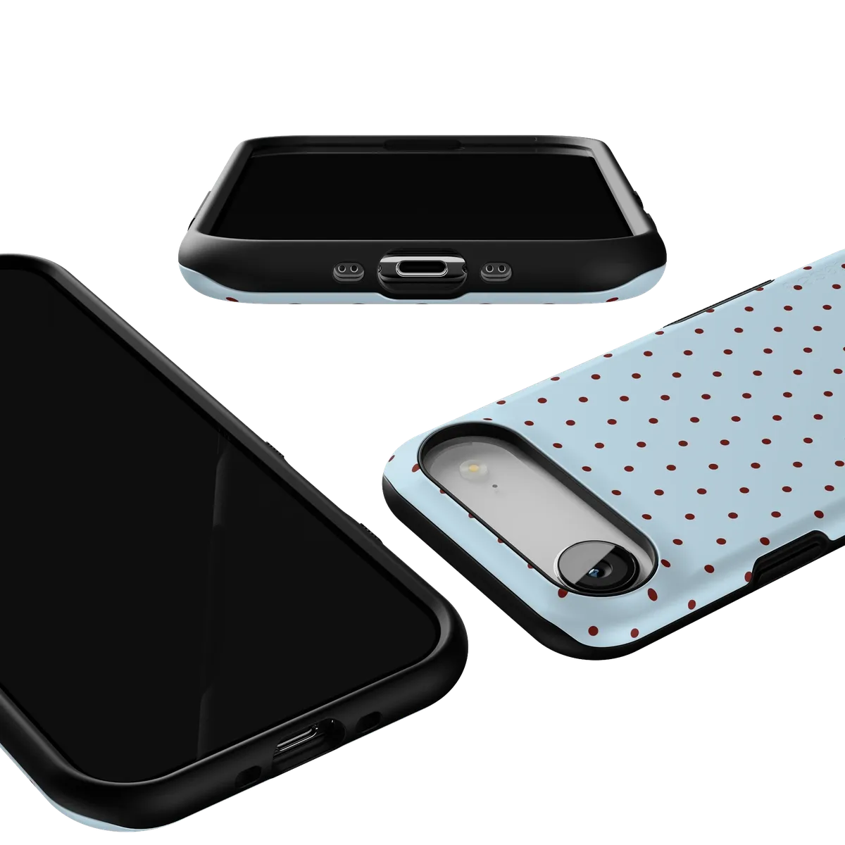 On the Dot | Blue Polka Dot Case